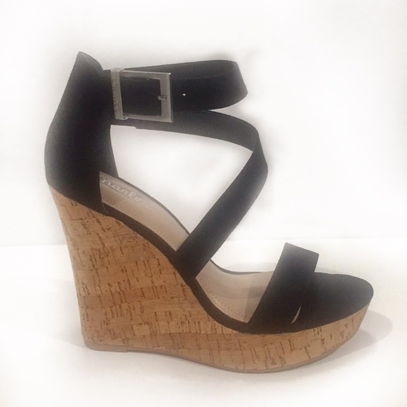Charles by Charles David Amigo Cork Wedge Platform - Picture 4 of 7